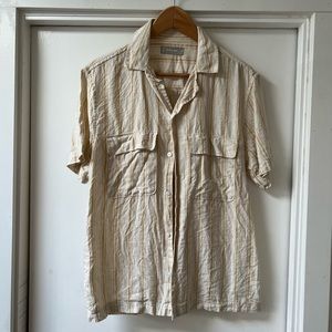 Everlane Mens Button Down Stripe Shirt